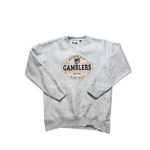 Green Bay Gamblers Hockey Sweatshirt Mens Medium CI Sport Pullover Crewneck